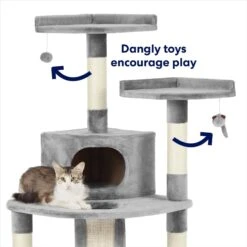 Frisco 48-in Faux Fur Cat Tree & Condo 9 Frisco 48-in Faux Fur Cat Tree & Condo -Chewy 163748 PT2. AC SS1800 V1667227026