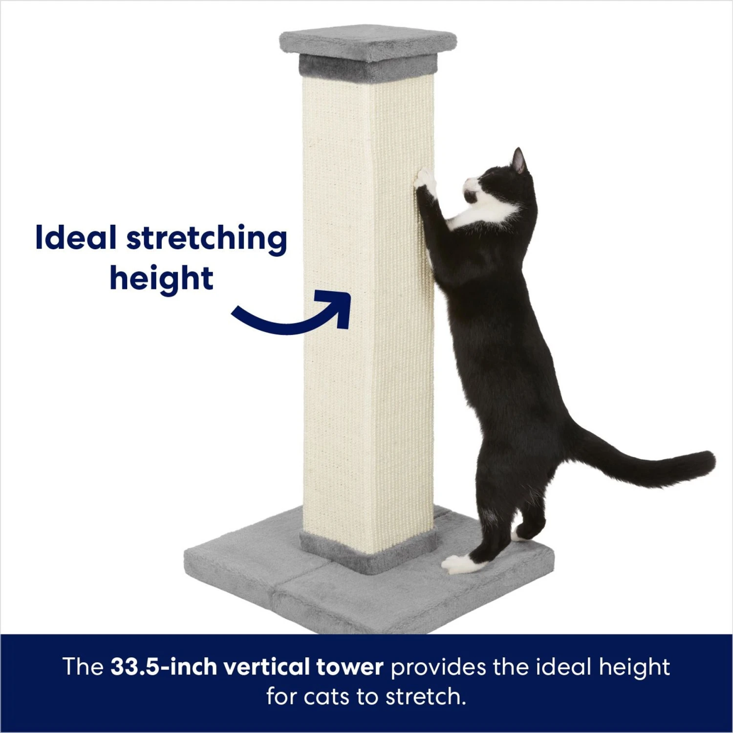 Frisco 33.5-in Sisal Cat Scratching Post 5 Frisco 33.5-in Sisal Cat Scratching Post - Image 3