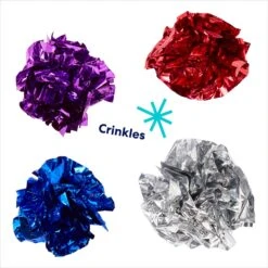 Frisco Colorful Crinkle Ball Cat Toy 9 Frisco Colorful Crinkle Ball Cat Toy -Chewy 166330 PT2. AC SS1800 V1686579202