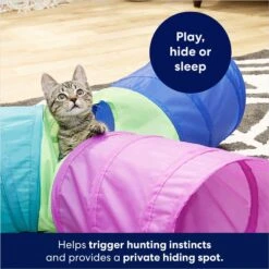 Frisco Foldable Play Tri-Tunnel Cat Toy 11 Frisco Foldable Play Tri-Tunnel Cat Toy -Chewy 166382 PT2. AC SS1800 V1682976333