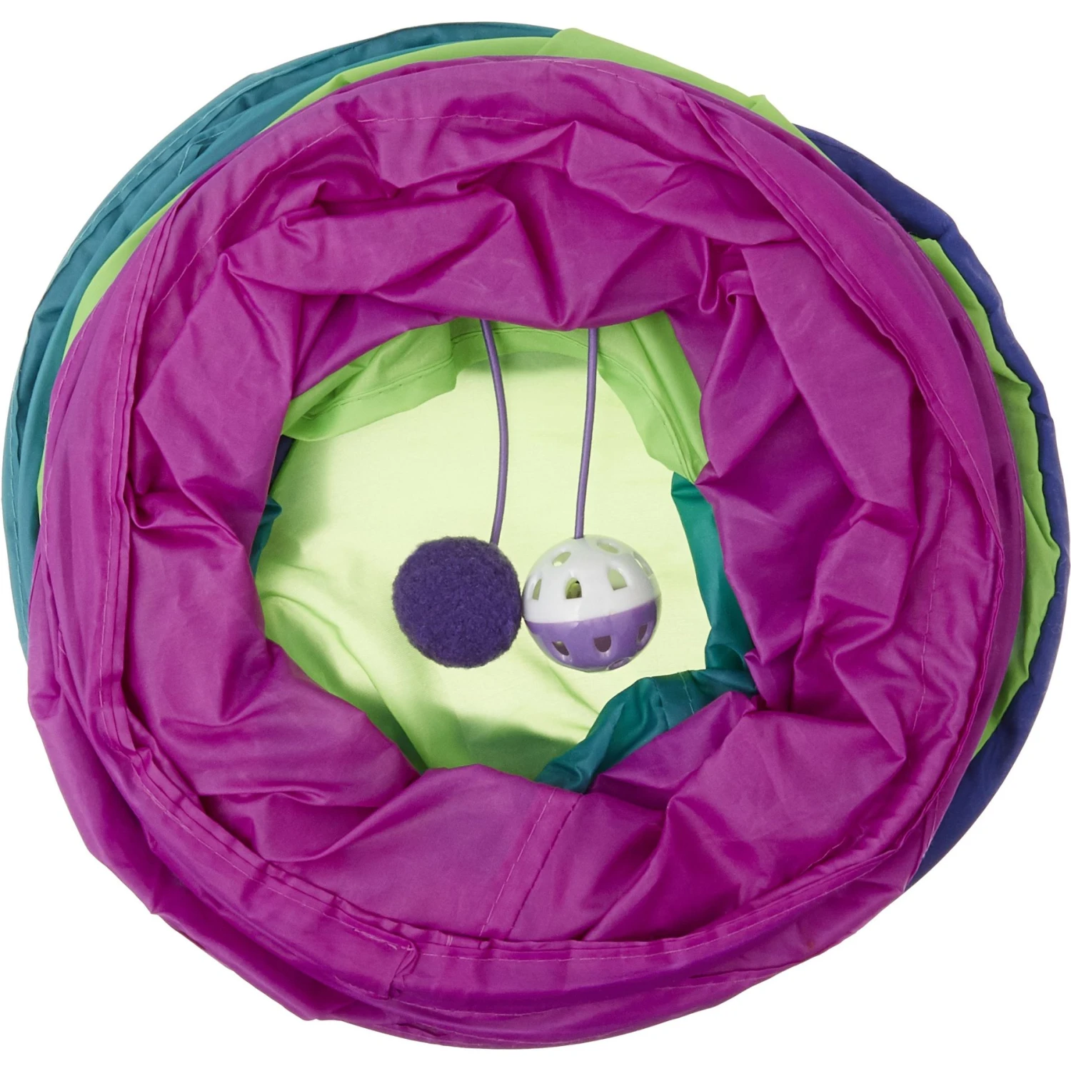Frisco Foldable Play Tri-Tunnel Cat Toy 7 Frisco Foldable Play Tri-Tunnel Cat Toy - Image 5