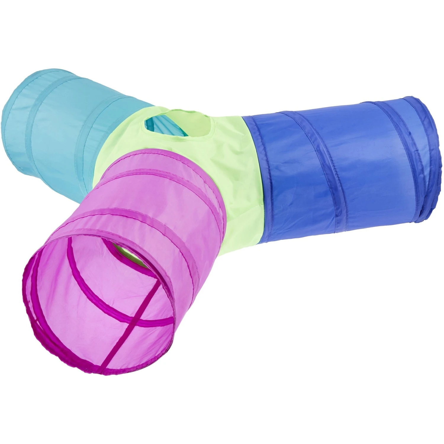 Frisco Foldable Play Tri-Tunnel Cat Toy 8 Frisco Foldable Play Tri-Tunnel Cat Toy - Image 6