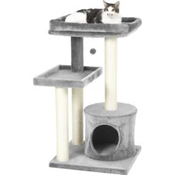Frisco 42-in Heavy Duty Faux Fur Cat Tree & Condo 14 Frisco 42-in Heavy Duty Faux Fur Cat Tree & Condo -Chewy 169398 PT5. AC SS1800 V1584453369