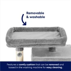 Frisco 33-in Faux Fur Cat Tree & Condo 11 Frisco 33-in Faux Fur Cat Tree & Condo -Chewy 180389 PT3. AC SS1800 V1667227151