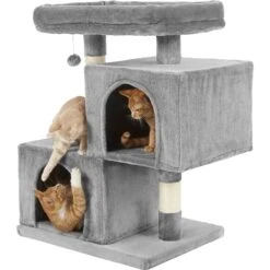 Frisco 33-in Faux Fur Cat Tree & Condo 12 Frisco 33-in Faux Fur Cat Tree & Condo -Chewy 180389 PT4. AC SS1800 V1584453144