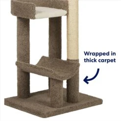 Frisco 69-in Real Carpet Wooden Cat Tree -Chewy 208926 PT2. AC SS1800 V1667228667