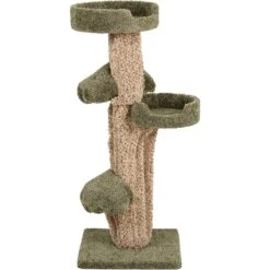 Frisco 49-in Tree-Shaped Real Carpet Wooden Cat Tree -Chewy 208944 PT2. AC SS1800 V1647632784