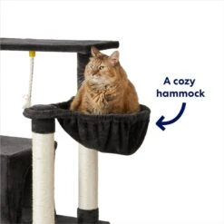 Frisco 66-in Cat Tree With Bed, Condo, Lounge Basket & Top Perch 10 Frisco 66-in Cat Tree With Bed, Condo, Lounge Basket & Top Perch -Chewy 214381 PT2. AC SS1800 V1667229521
