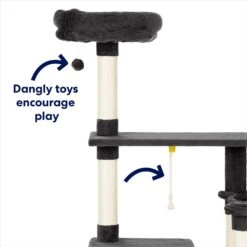 Frisco 66-in Cat Tree With Bed, Condo, Lounge Basket & Top Perch 11 Frisco 66-in Cat Tree With Bed, Condo, Lounge Basket & Top Perch -Chewy 214381 PT3. AC SS1800 V1667228511