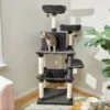 Frisco 64-in Cat Tree With Hammock, Condo, 2 Top Perches With Bed 1 Frisco 64-in Cat Tree With Hammock, Condo, 2 Top Perches With Bed -Chewy 214387 MAIN. AC SS1800 V1606832386