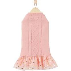 Frisco Cable Knit Dog & Cat Sweater Dress 11 Frisco Cable Knit Dog & Cat Sweater Dress -Chewy 223706 PT3. AC SS1800 V1599055627