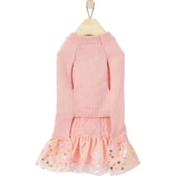 Frisco Cable Knit Dog & Cat Sweater Dress 12 Frisco Cable Knit Dog & Cat Sweater Dress -Chewy 223706 PT4. AC SS1800 V1599055287