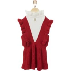 Frisco V Ruffle Dog & Cat Sweater Dress 12 Frisco V Ruffle Dog & Cat Sweater Dress -Chewy 223730 PT3. AC SS1800 V1599569810