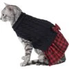 Frisco Plaid Cable Knit Dog & Cat Sweater Dress 2 Frisco Plaid Cable Knit Dog & Cat Sweater Dress -Chewy 223739 MAIN. AC SS1800 V1661865672