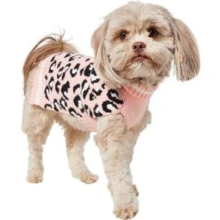 Frisco Leopard Print Dog & Cat Sweater 11 Frisco Leopard Print Dog & Cat Sweater -Chewy 223755 PT2. AC SS1800 V1599500522