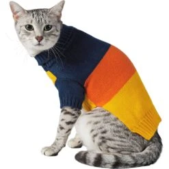 Frisco Colorblock Dog & Cat Turtleneck Sweater With Sleeves -Chewy 223819 PT2. AC SS1800 V1599481036
