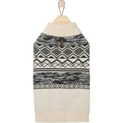 Frisco Black & Cream Turtleneck Sweater 12 Frisco Black & Cream Turtleneck Sweater -Chewy 223850 PT3. AC SS1800 V1599053779