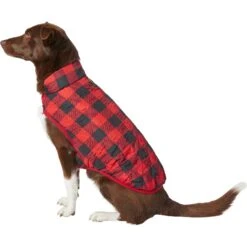 Frisco Quilted Water-Resistant Reversible Insulated Dog & Cat Jacket -Chewy 223922 PT2. AC SS1800 V1599486113