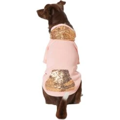 Frisco Sequin Dog & Cat Hoodie -Chewy 224200 PT3. AC SS1800 V1637667437
