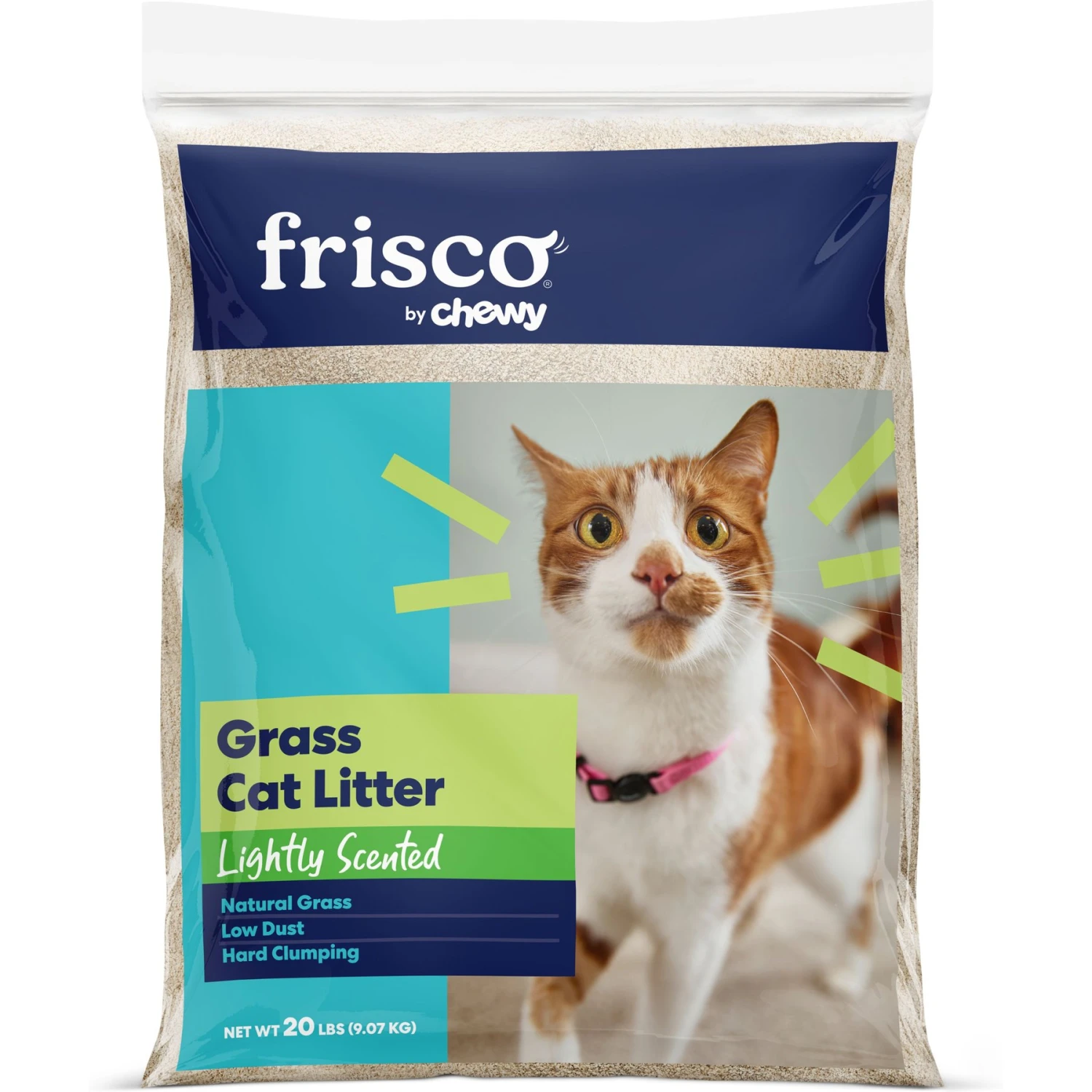 Frisco Natural Lightly Scented Clumping Grass Cat Litter 3 Frisco Natural Lightly Scented Clumping Grass Cat Litter