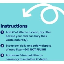 Frisco Lightweight Unscented Clumping Cat Litter 14 Frisco Lightweight Unscented Clumping Cat Litter -Chewy 230716 PT5. AC SS1800 V1657656284