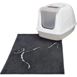 Frisco Microfiber Chenille Cat Silhouette Litter Mat 11 Frisco Microfiber Chenille Cat Silhouette Litter Mat -Chewy 235902 PT3. AC SS1800 V1603342031