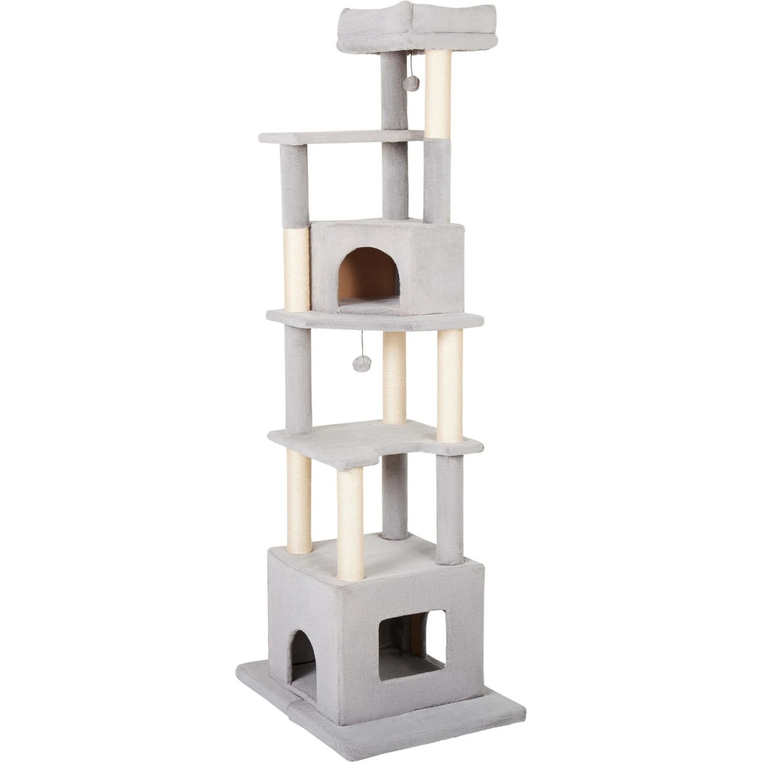 Frisco 80-in Faux Fur Cat Tree & Condo 5 Frisco 80-in Faux Fur Cat Tree & Condo - Image 3