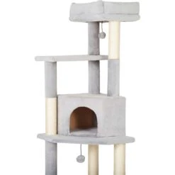 Frisco 80-in Faux Fur Cat Tree & Condo 11 Frisco 80-in Faux Fur Cat Tree & Condo -Chewy 236556 PT4. AC SS1800 V1637694124