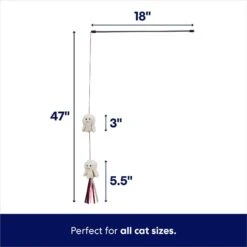 Frisco Zoomies & Chill Popcorn Teaser Wand Cat Toy With Catnip 8 Frisco Zoomies & Chill Popcorn Teaser Wand Cat Toy With Catnip -Chewy 241713 PT1. AC SS1800 V1691785246