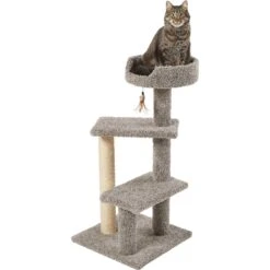 Frisco 41.5-in Real Carpet Wooden Cat Tree 10 Frisco 41.5-in Real Carpet Wooden Cat Tree -Chewy 244527 PT2. AC SS1800 V1603328533