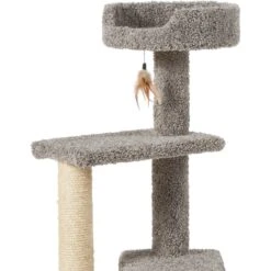 Frisco 41.5-in Real Carpet Wooden Cat Tree 12 Frisco 41.5-in Real Carpet Wooden Cat Tree -Chewy 244527 PT4. AC SS1800 V1603204601
