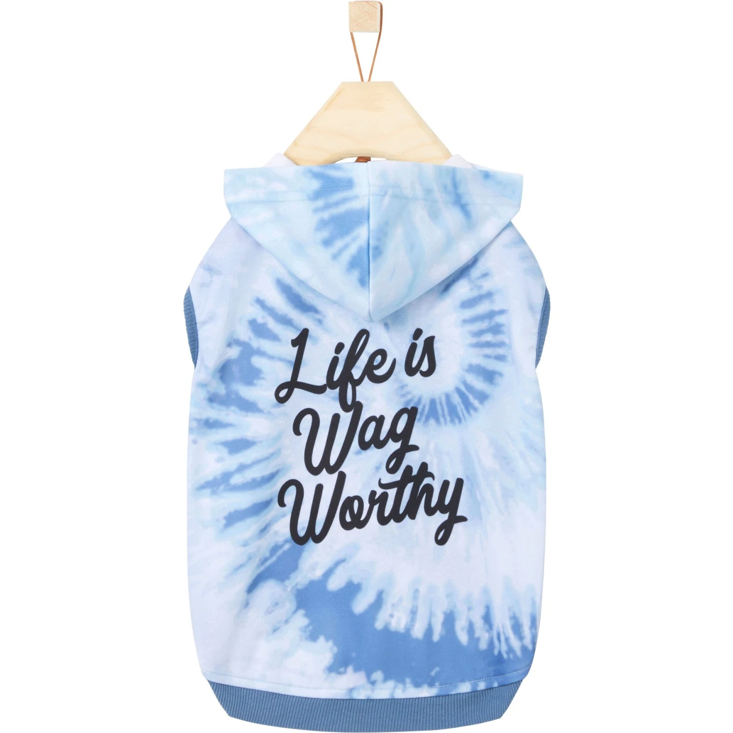Frisco Life Is Wag Worthy Tiedye Print Dog & Cat Hoodie 5 Frisco Life Is Wag Worthy Tiedye Print Dog & Cat Hoodie - Image 4