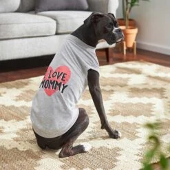 Frisco I Love Mommy Dog & Cat T-Shirt, Gray -Chewy 249278 PT4. AC SS1800 V1624606063