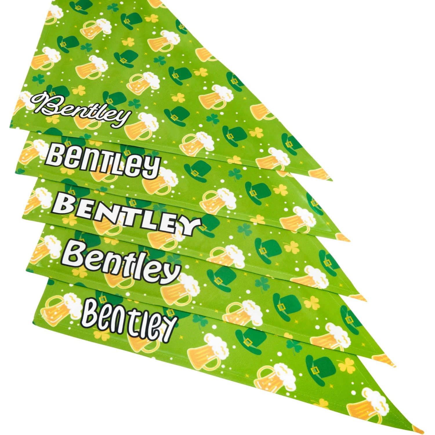 Frisco Green Ale Personalized Dog & Cat Bandana 7 Frisco Green Ale Personalized Dog & Cat Bandana - Image 5
