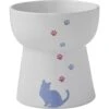 Frisco Cat Print Non-Skid Elevated Ceramic Cat Bowl, Tall 1 Frisco Cat Print Non-Skid Elevated Ceramic Cat Bowl, Tall -Chewy 256099 MAIN. AC SS1800 V1615299725