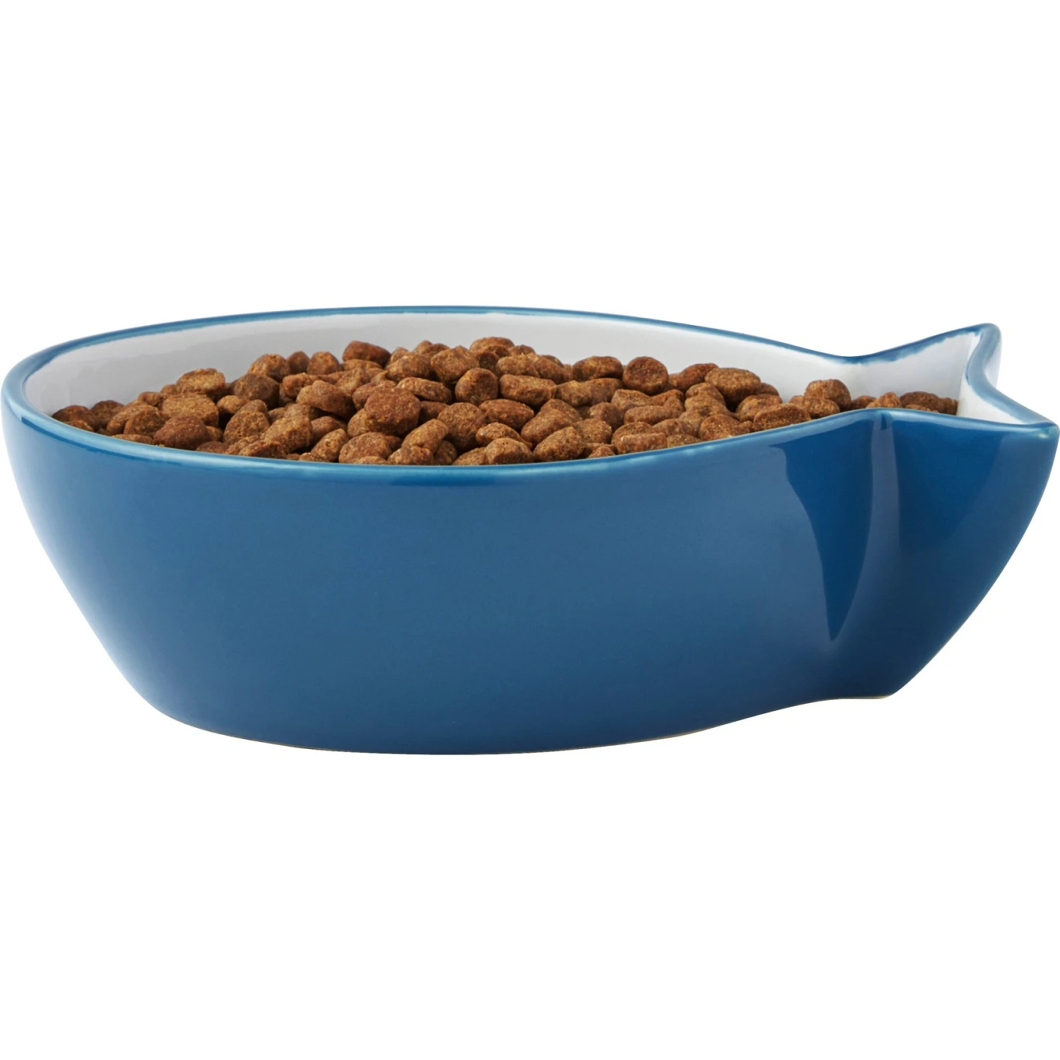 Frisco Fish Shaped Non-skid Ceramic Cat Bowl 5 Frisco Fish Shaped Non-skid Ceramic Cat Bowl - Image 3