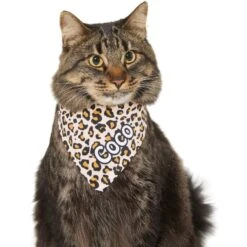 Frisco Leopard Print Personalized Dog & Cat Bandana 17 Frisco Leopard Print Personalized Dog & Cat Bandana -Chewy 267543 PT8. AC SS1800 V1623164342