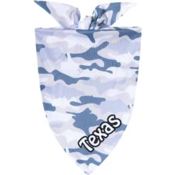Front Page 11 Frisco Gray Camo Personalized Dog & Cat Bandana