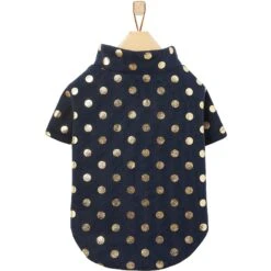 Frisco Lightweight Gold Dotted Dog & Cat Jacket, Navy 12 Frisco Lightweight Gold Dotted Dog & Cat Jacket, Navy -Chewy 268247 PT4. AC SS1800 V1628826999
