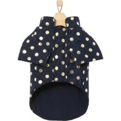 Frisco Lightweight Gold Dotted Dog & Cat Jacket, Navy 13 Frisco Lightweight Gold Dotted Dog & Cat Jacket, Navy -Chewy 268247 PT5. AC SS1800 V1628824894