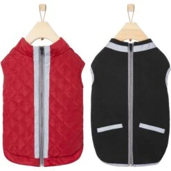 Frisco Mediumweight Reflective 2-in-1 Dog & Cat Fleece Coat 11 Frisco Mediumweight Reflective 2-in-1 Dog & Cat Fleece Coat -Chewy 268359 PT4. AC SS1800 V1628792579
