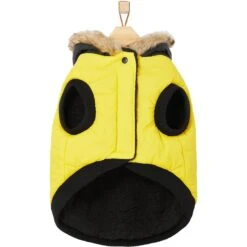 Frisco Heavyweight Anchorage Insulated Dog & Cat Parka, Yellow/Black 13 Frisco Heavyweight Anchorage Insulated Dog & Cat Parka, Yellow/Black -Chewy 268397 PT5. AC SS1800 V1628792864