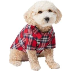 Frisco Red Plaid Dog & Cat Shirt 13 Frisco Red Plaid Dog & Cat Shirt -Chewy 268604 PT2. AC SS1800 V1637643699