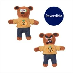 Frisco Halloween Good Bear, Bad Bear Reversible Plush Cat Toy With Catnip -Chewy 270299 PT2. AC SS1800 V1689878868