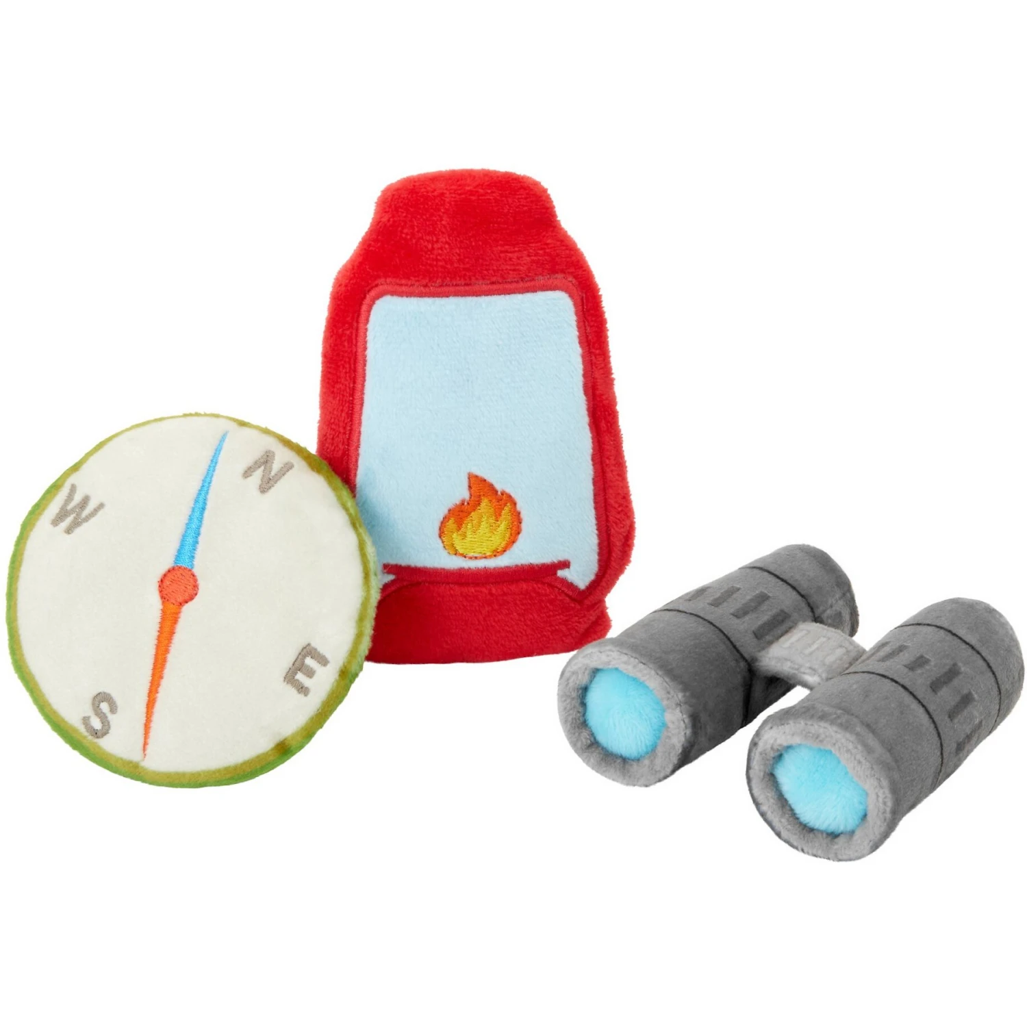 Frisco Camping Compass & Lantern Plush Cat Toy With Catnip, 2 Count 3 Frisco Camping Compass & Lantern Plush Cat Toy With Catnip, 2 Count