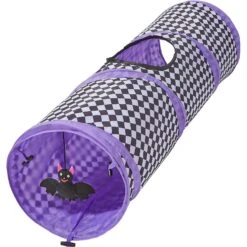 Frisco Halloween Checkered Foldable Play Tunnel Cat Toy With Catnip 8 Frisco Halloween Checkered Foldable Play Tunnel Cat Toy With Catnip -Chewy 271304 PT2. AC SS1800 V1690571954