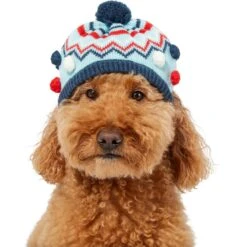 Frisco Pom Pom Dog & Cat Knitted Hat 9 Frisco Pom Pom Dog & Cat Knitted Hat -Chewy 276307 PT2. AC SS1800 V1631666246