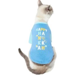 Frisco Happy Hanukkah Dog & Cat T-shirt 10 Frisco Happy Hanukkah Dog & Cat T-shirt -Chewy 276480 PT2. AC SS1800 V1637725916