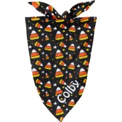 Front Page 3 Frisco Candy Corn Personalized Dog & Cat Bandana