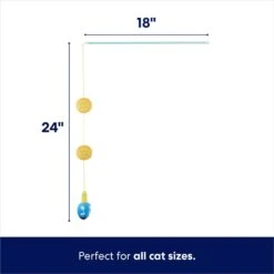 Frisco Holiday Hanukkah Teaser Cat Toy With Catnip, 2 Count 7 Frisco Holiday Hanukkah Teaser Cat Toy With Catnip, 2 Count -Chewy 287277 PT1. AC SS1800 V1637704704